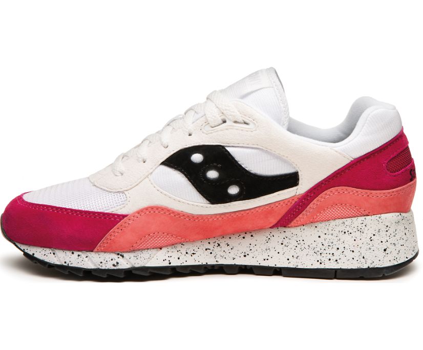 Women's Saucony Shadow 6000 Originals White / Coral | Singapore 074CTVE